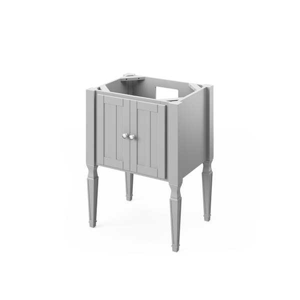 Jeffrey Alexander 30" Grey Jensen Vanity, White Carrara Marble Vanity Top, undermount rectangle bowl VKITJEN30GRWCR - main